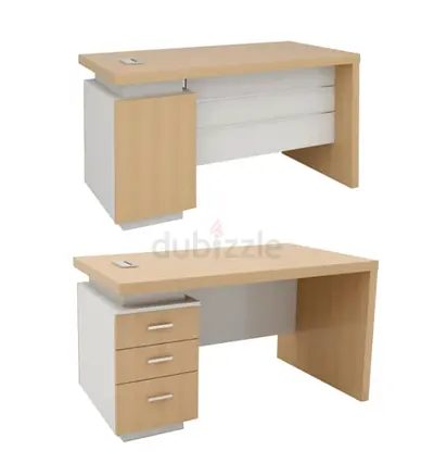 Modern Wooden Study Table with Storage