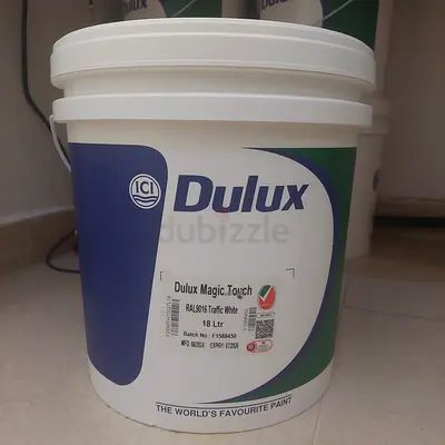 Dulux Magic Touch Paint -Premium Quality for a Flawless Finish 18L. 150for 1 drum. 5 drums are there
