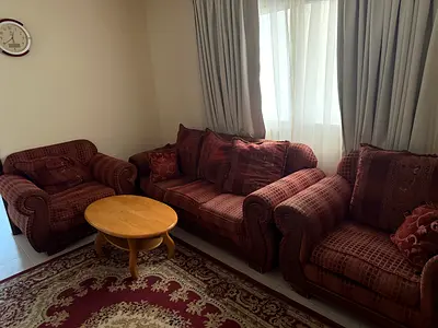 Elegant Living Room Sofa Set with Coffee Table