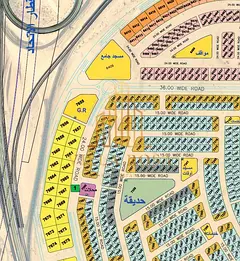 Land for sale in Al-Balida 1, directly opposite the railway line on Street 152.4