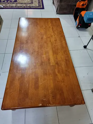 Solid Wooden Coffee Table with Minor Wear