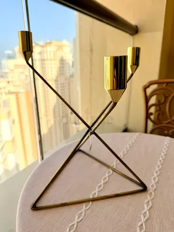 New Crate  Barrel Candle Holder