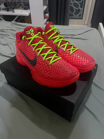Nike Kobe 6 Reverse Grinch US 12
