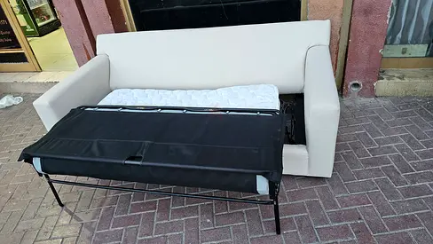 CrateBarrel Three Seater Sofa Bed