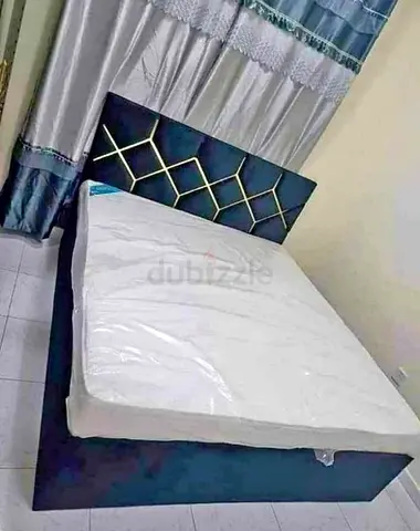 King size Bed with mattress 180x200cm. Same day delivery available