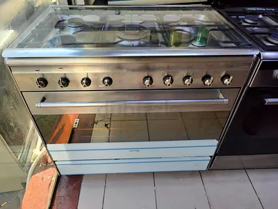 SMEG latest model full gass 5 burner cooking range 90x60 stove full heavy duty