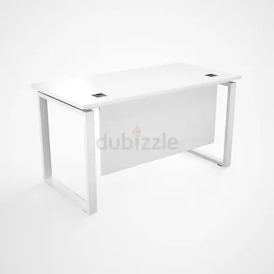 Sleek Modern White Office Desk