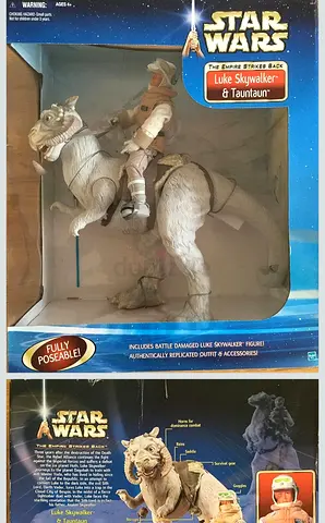 Star Wars Luke Skywalker  Tauntaun Action Figure Set
