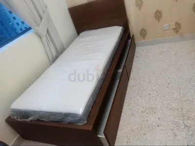 IKEA malam single size - bed (90 × 200 cm) with an IKEA mattress