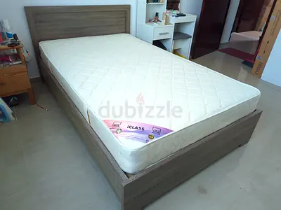 Twin Bed with Spring Mattress from HomeBox