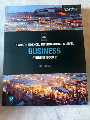 Pearson Edexcel International A Level Business Student Book 2