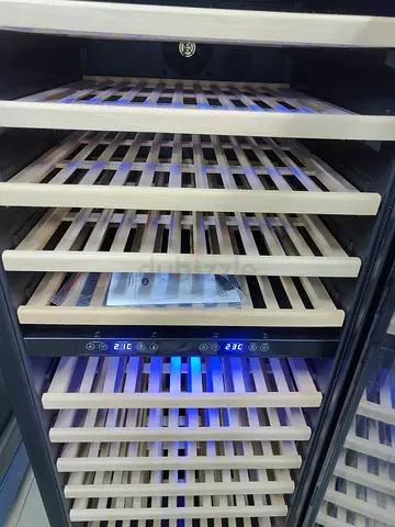 Teirm wine fridge brand new stock piece box latest model dual temperature free delivery with warrant