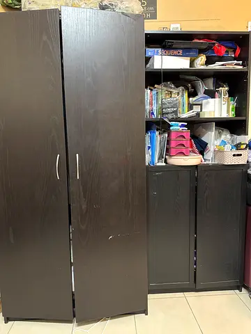 IKEA wardrobe and bookshelf for sale