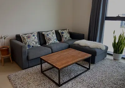 Ikea 3 Seater VIMLE sofa and Ottoman