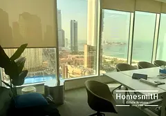 DUBAI MARINA | Fitted | Best Views | Luxury Office | DED