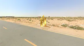 Land for sale in Sharjah, Al Qasimia area, Plot 3. A smal