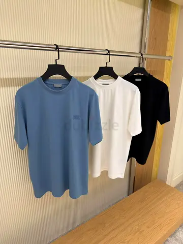 Stylish T-Shirt Collection in Blue, White, and Black