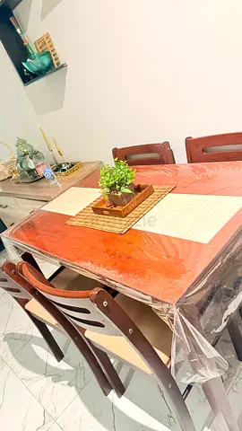 Stylish Dining Table Set with 4 Chairs