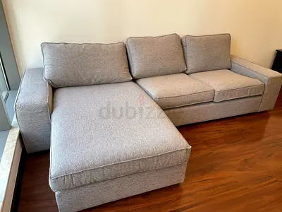 Kivik light Grey Ikea L shape sofa