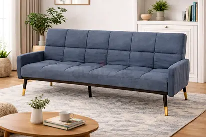 Dark Grey Convertible Sofa Bed – Modern Sofa Cum Bed 3 Seater For UAE Homes