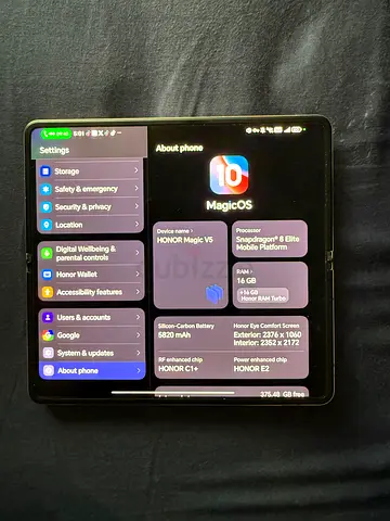 HONOR Magic V5 - Powerful Foldable Smartphone - 1tb like brand new