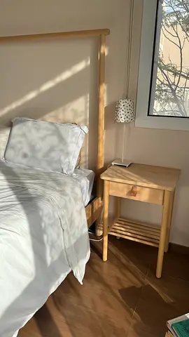 Ikea BJÖRKSNÄS Bedside table, birch 48x38 cm
