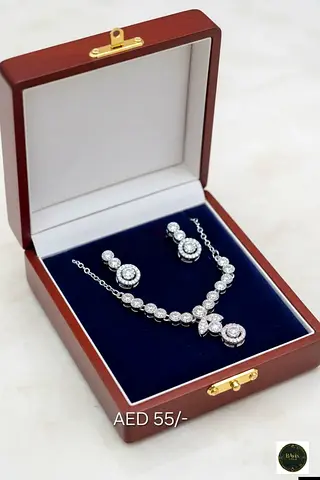 Silver plated Necklace set