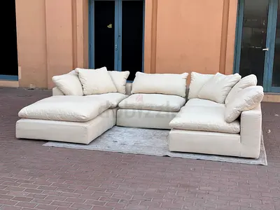 Original Marina Home luscious feather 🪶filled sofa with footstool