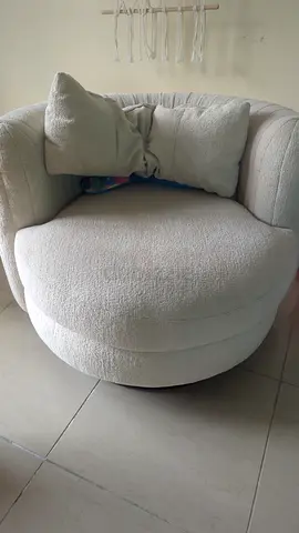 Rotating single seated sofa