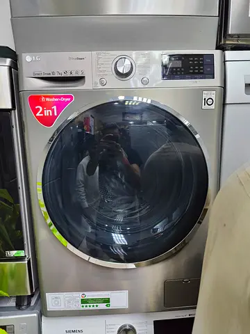 LG 2-in-1 Washer Dryer - Direct Drive, 10KG washing machine 7 kg dryer combine