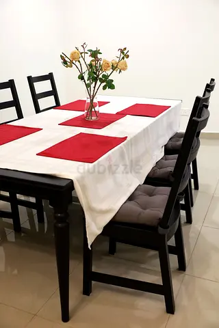 IKEA Dinner table with six chairs