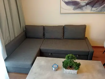 Comfortable Grey Sectional Sofa with Storage
