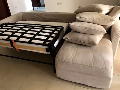 Pull out sofa bed with mattress