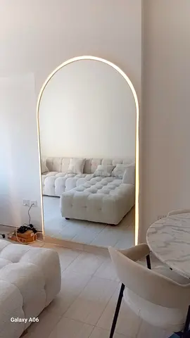 Luxury led arch mirror