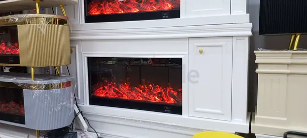 Customized Elegant  Electric Fireplace Unit for any size of led