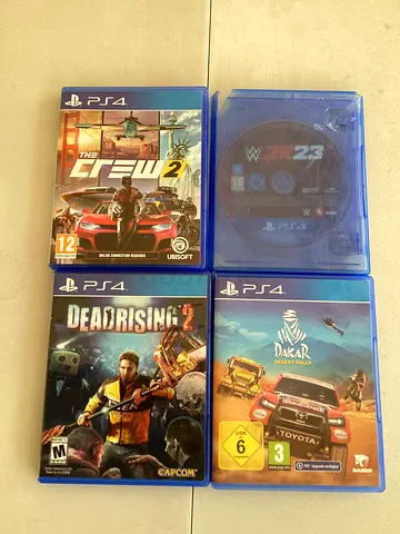 4 اشرطة سوني 4