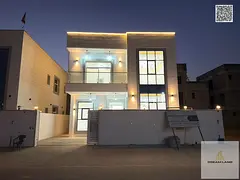 Luxury villa in **Al Zahia – Ajman**, ready for immediate occupancy, featuring high-end finishes a