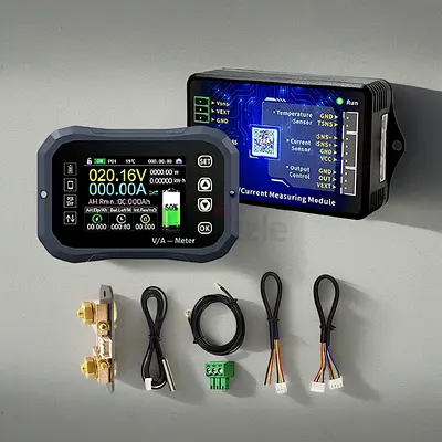 100A Bluetooth Battery Monitor, Wireless Voltage Current Meter with Smart Shunt