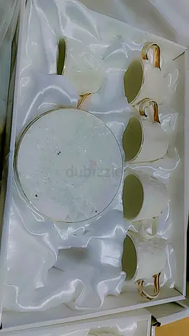 Elegant Vintage Tea Set with Decorative Platter