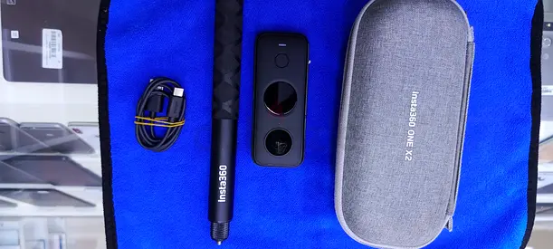 Insta360 ONE X2 Accessory Bundle - Includes Selfie Stick, and Case