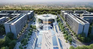 Apartment for sale in Aljada, best view of the theater, near handover, investment opportunity