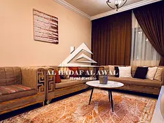 For monthly rent: two bedroom and a hall in Al tawun with free internet