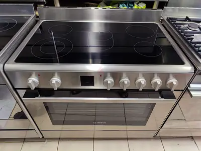 Bosch latest model full electric ceramic 5 hobs cooking range oven fan stove 90x60 freestanding