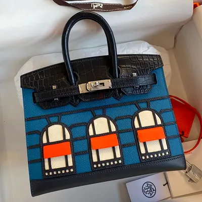 Hermes Night Sac Faubourg Birkin 20 Sellier Limited Edition Bag