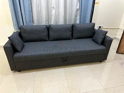 Ikea friheten sofa bed under storage