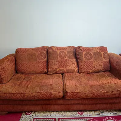 Five Seater Sofa with Elegant Pattern