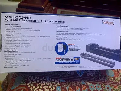 Magic Wand Portable Scanner with Auto-Feed Dock