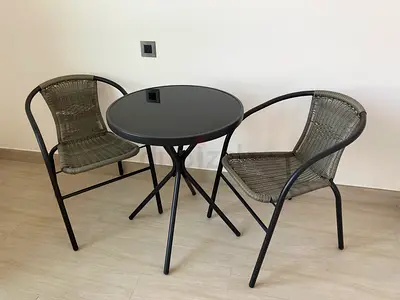 Stylish Bistro Set with Two Chair