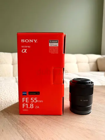 Sony FE 55mm F1.8 ZA Lens - Excellent Condition