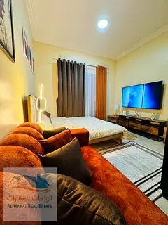 🔥 Furnished Studio Apartment for Monthly Rent – ​​Al Jurf 2 🔥 📍 Opposite Al Aqsa Scho